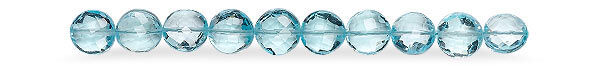 Blue Topaz Gemstone Beads